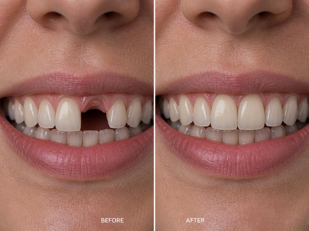 Dental implant consultation in Madgaon Goa — single-tooth implant case
