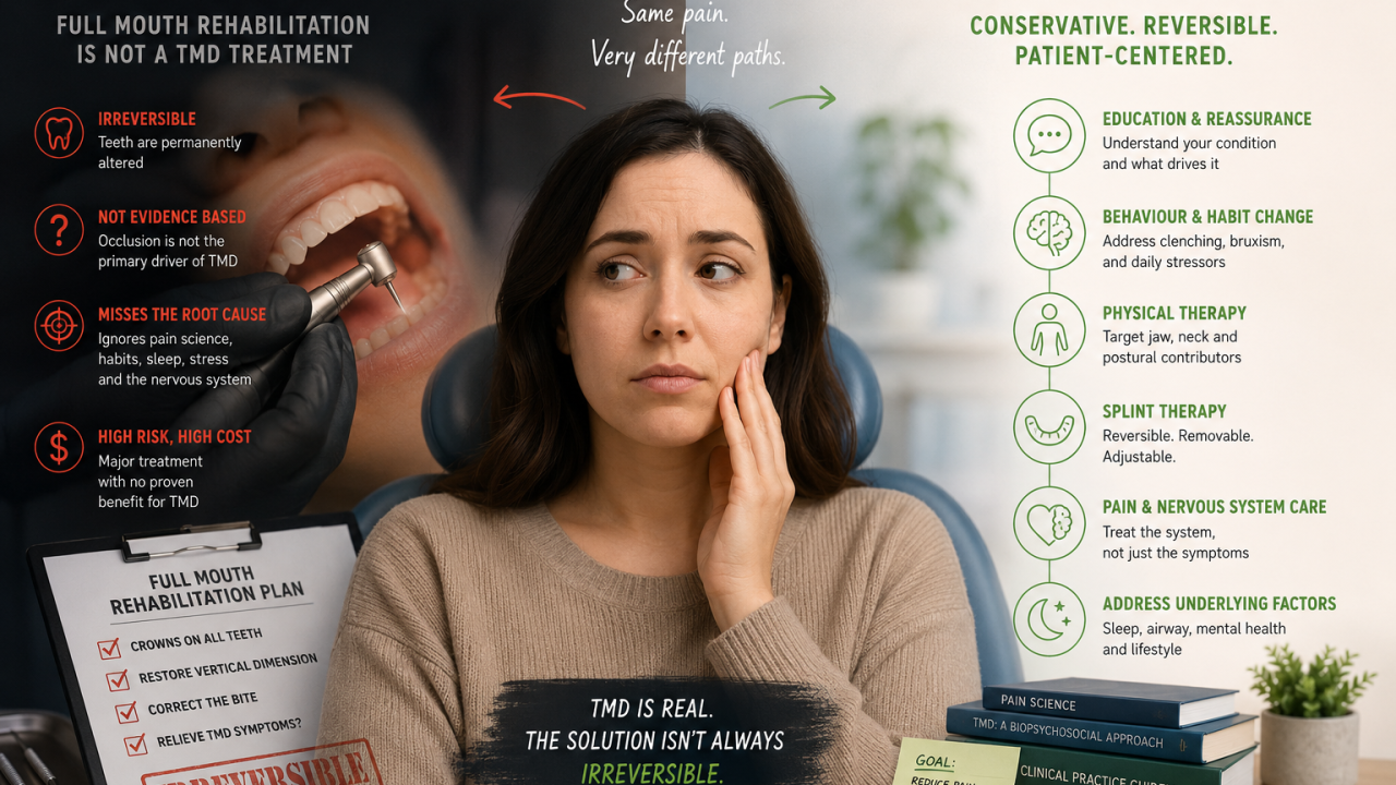 Is Bite Correction a Recommended Treatment Option for Patients with Jaw Pain?